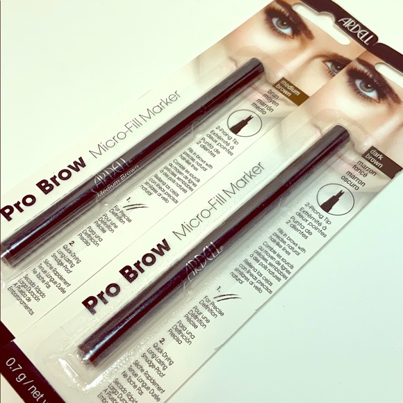 🔥3/10🔥Ardell Pro Brow Micro-Fill Marker Med/Dark - Picture 1 of 3